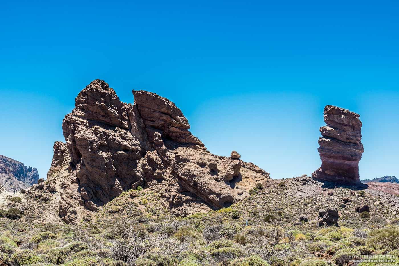 Eine der bekanntesten Formationen der Roques de García.