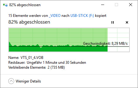 MeZmory USB 3.0 Stick mit FAT32 an USB 2.0