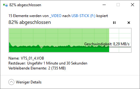 MeZmory USB 3.0 Stick mit FAT32 an USB 2.0