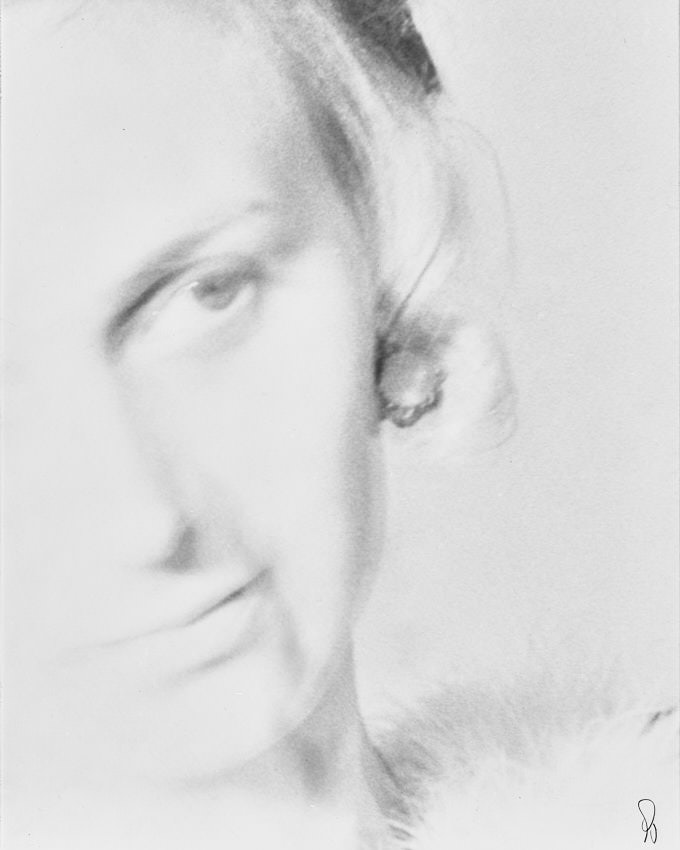 Portrait mit Dame