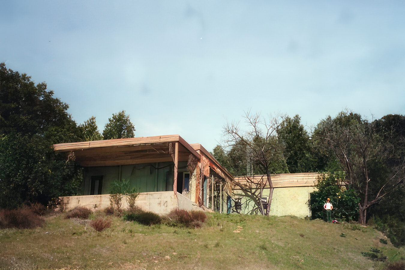 Das Tin House von Hooper und Brown, wie es 1980 noch aussah. (Bild von Pam Grossman)