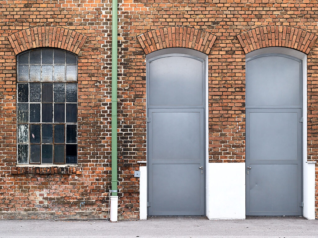 Old Window and New Doors