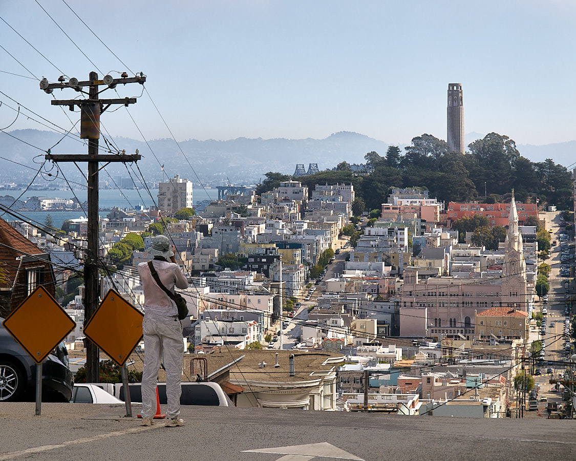 Ein Blick von Russian Hill