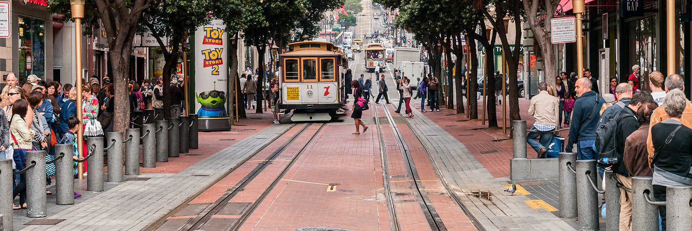 Cable Car Endstelle Powell Street