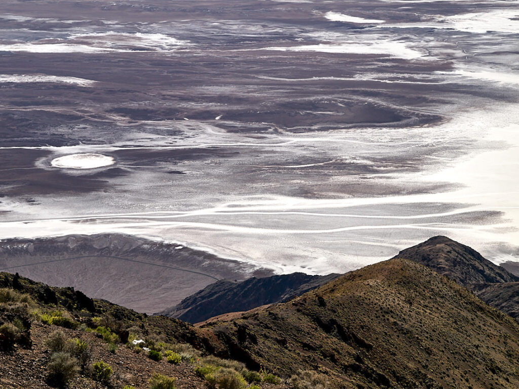 Badwater, eine salzige Hölle tief unter dem Meeresniveau.