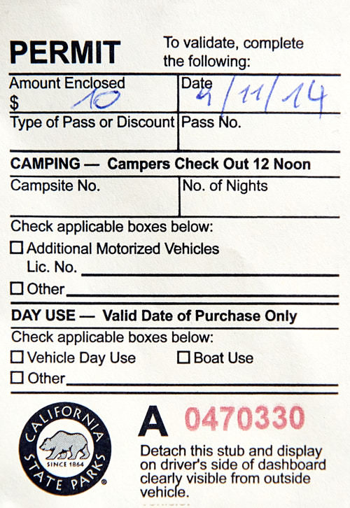 17 Mile Drive Ticket