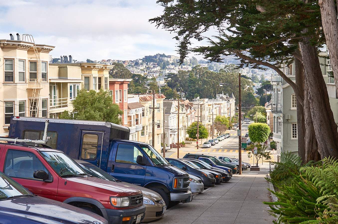 Fulton Street nahe Alamo Square