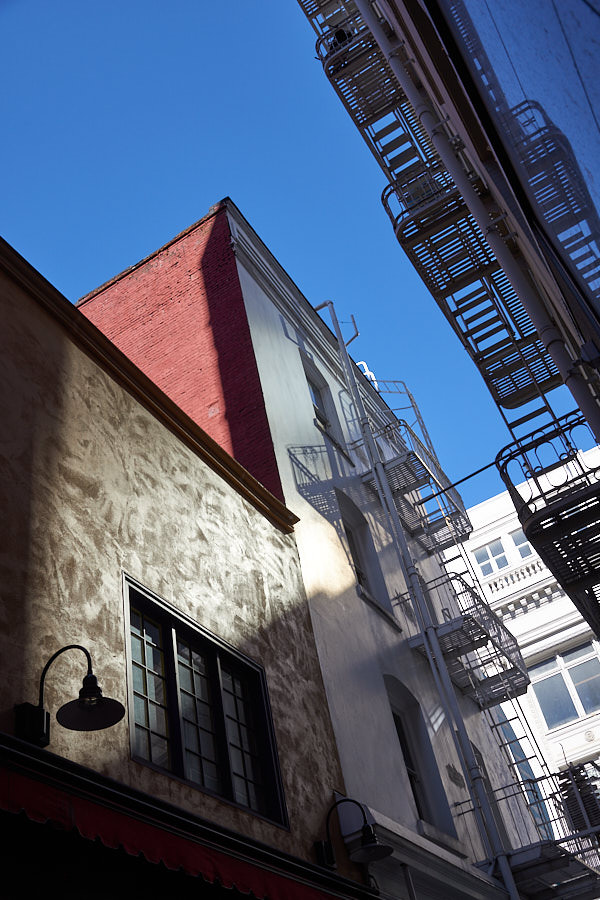 Feuertreppen in Chinatown