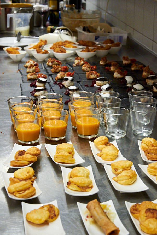 Ein reichhaltiges Buffet