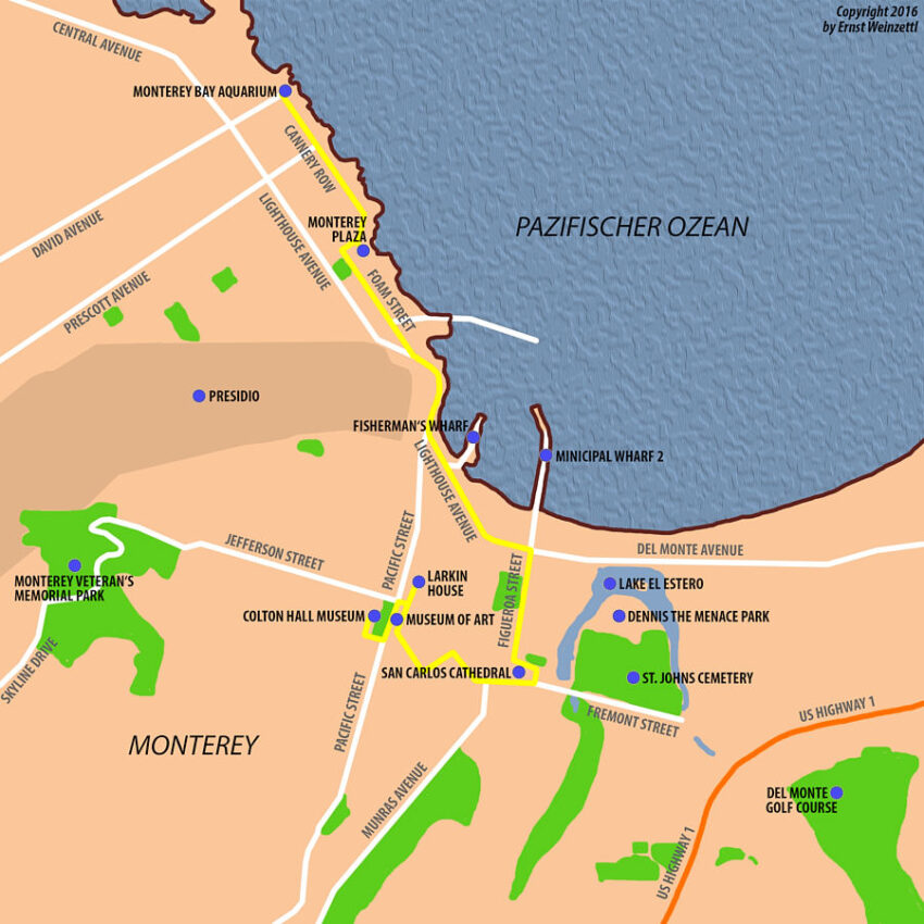 Map of Monterey