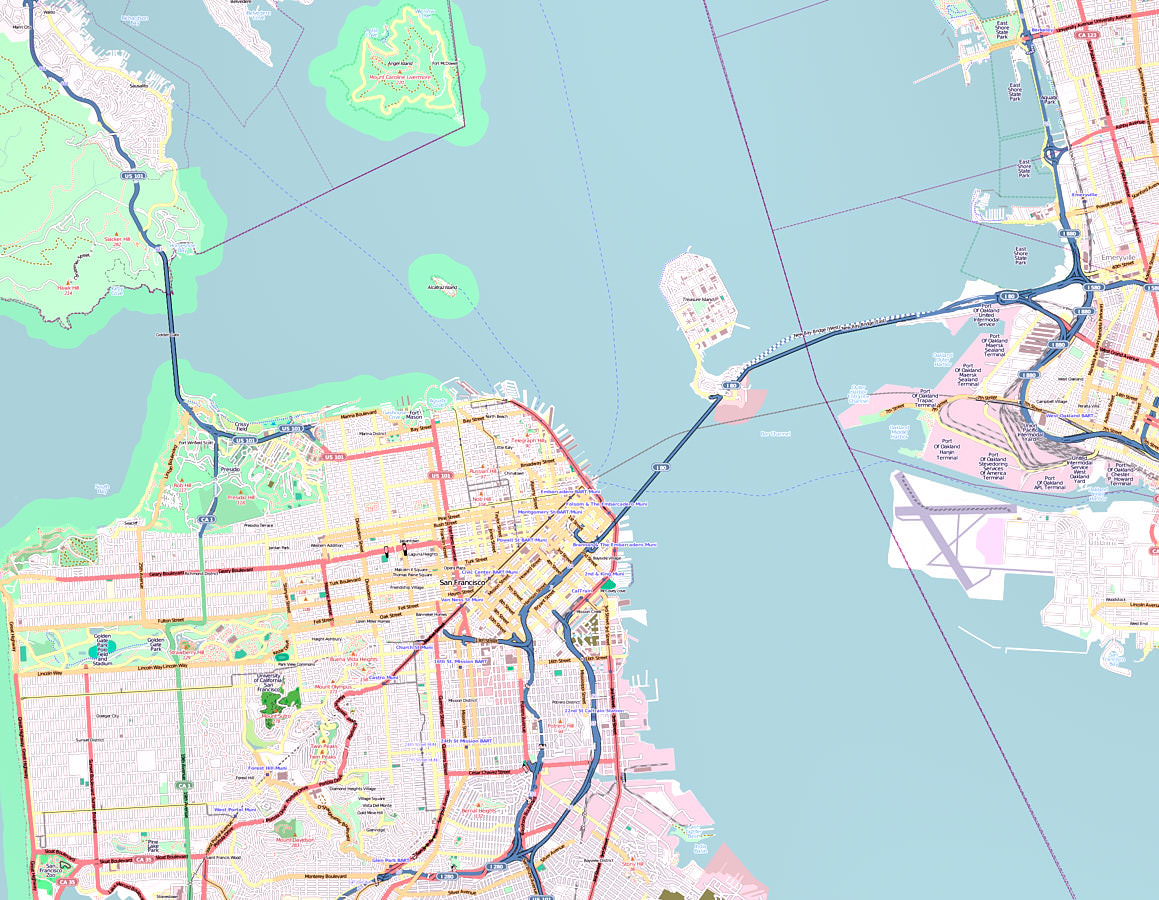 Map of San Francisco
