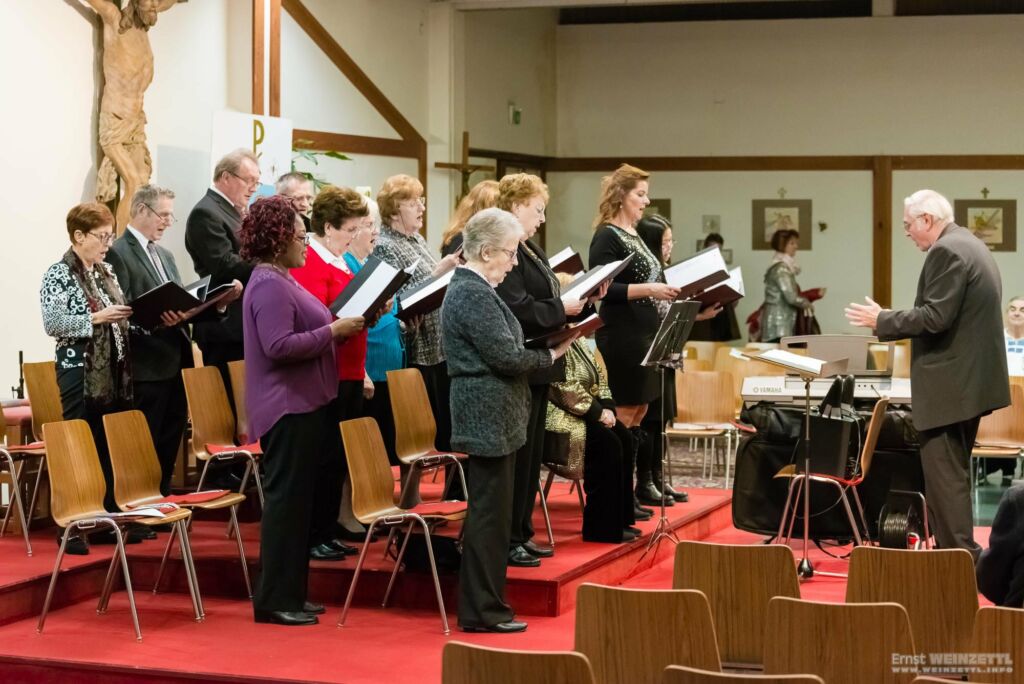 Adventsingen in der Per Albin Hansson-Siedlung