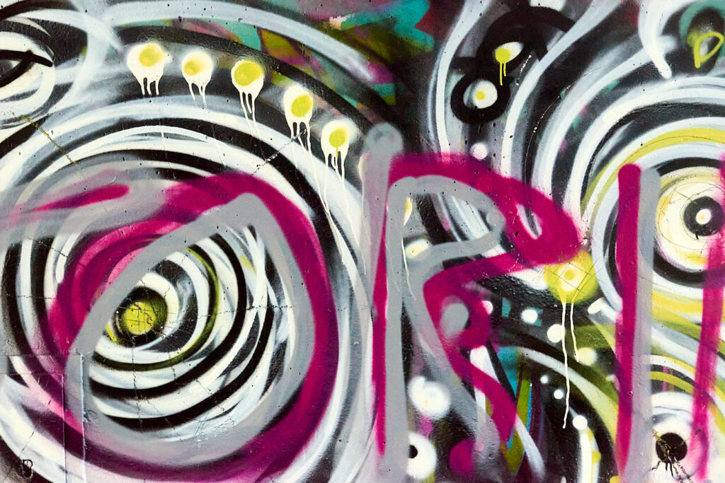 Graffiti in Ringform