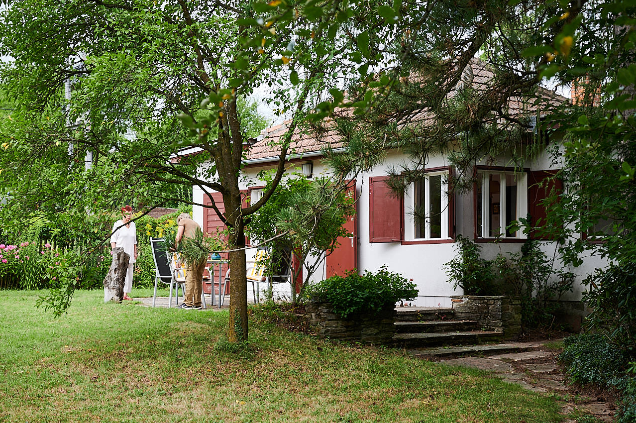 Hafning zur Zeit des Feitlfests, das "obere Haus"