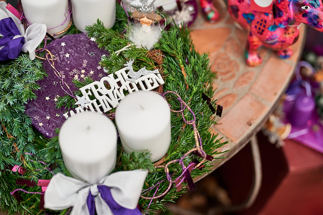 Eines der vielen gelungenen Advent-Arrangements, die hinter keinem Adventkranz zurückstehen müssen.