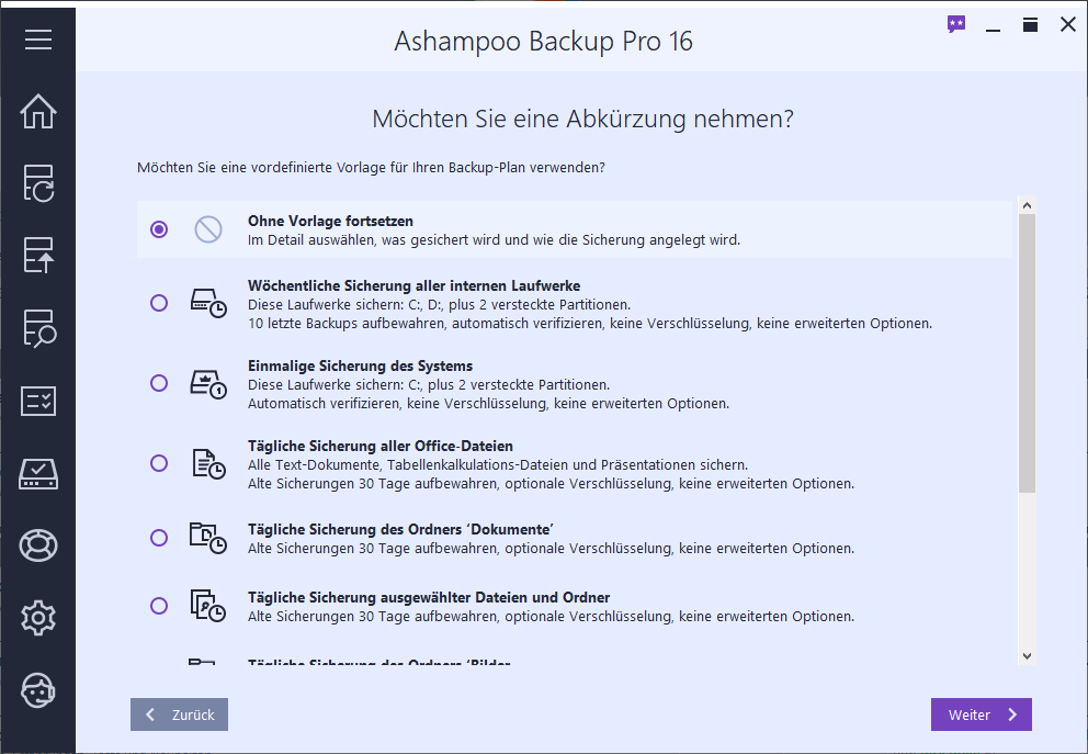 Ashampoo Backup Pro 16