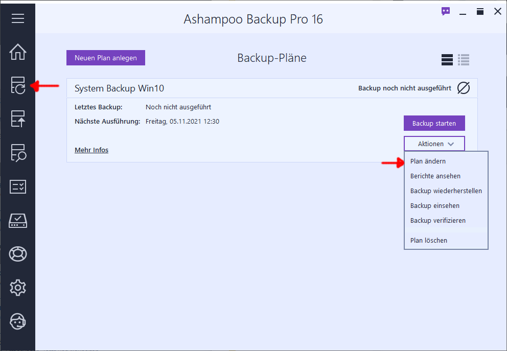 Ashampoo Backup Pro 16