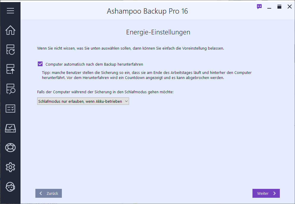 Ashampoo Backup Pro 16