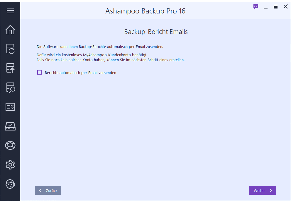 Ashampoo Backup Pro 16