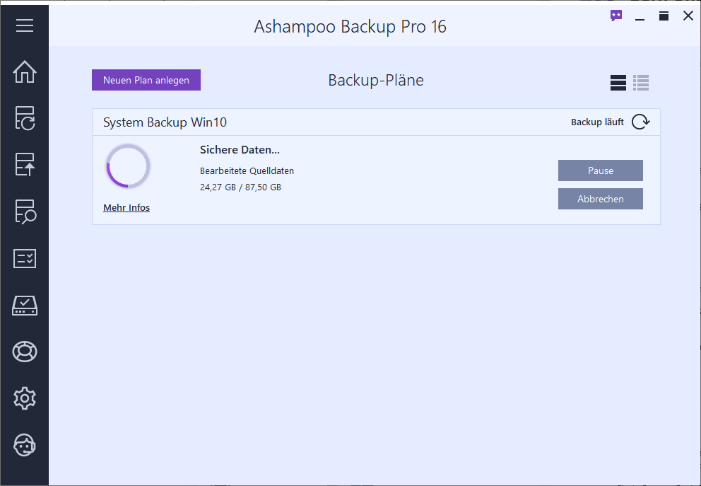 Ashampoo Backup Pro 16