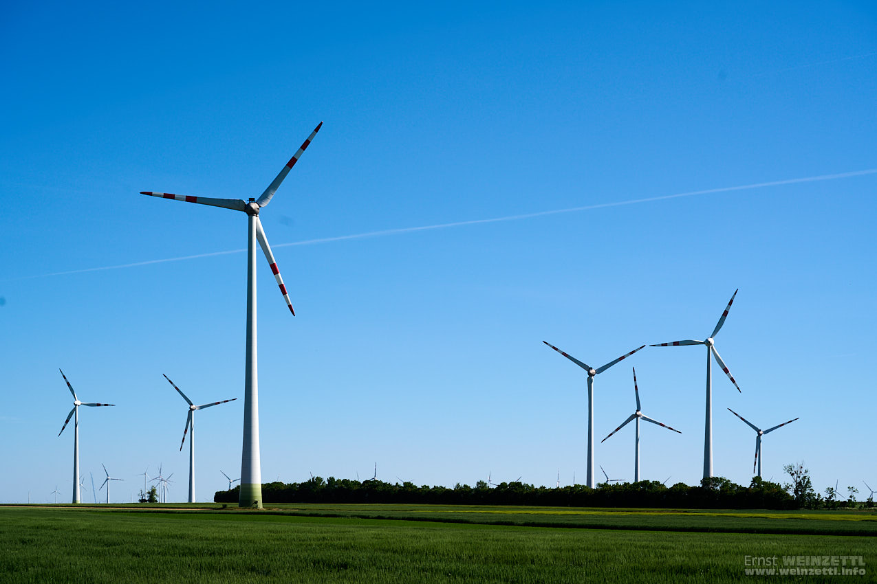 Windräder bei Petronell.