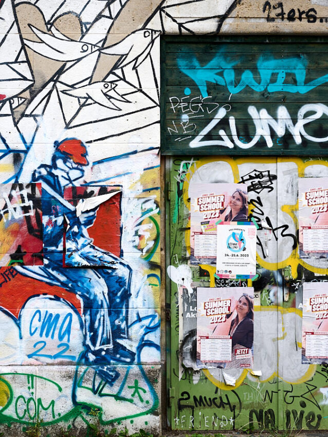 Graffiti am Donaukanal