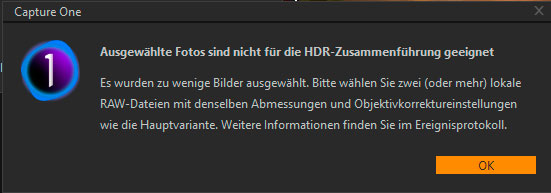 HDR aus drei geklonten Varianten? Fehlanzeige.