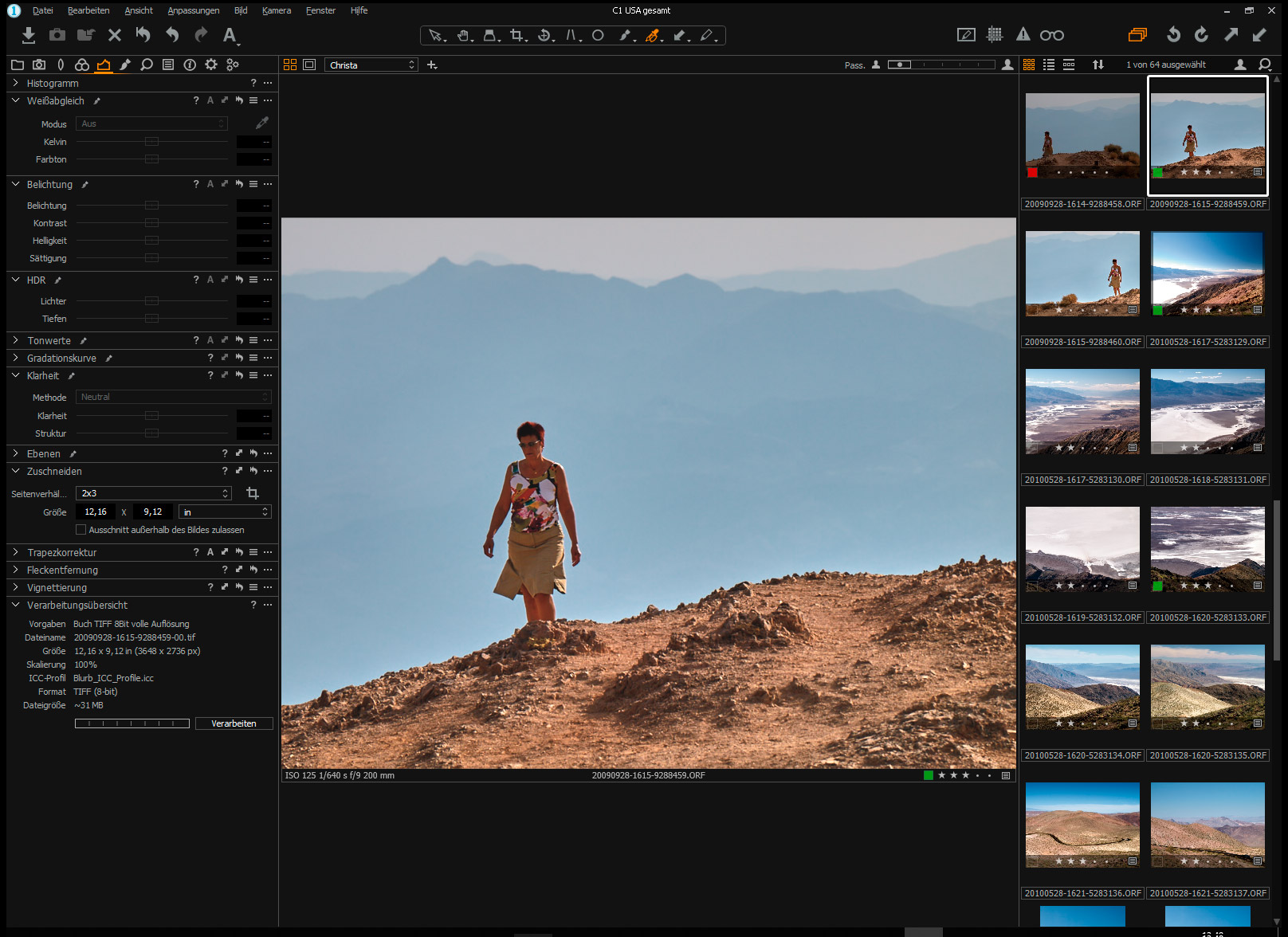 Capture One Anpassungsebene Maske 1
