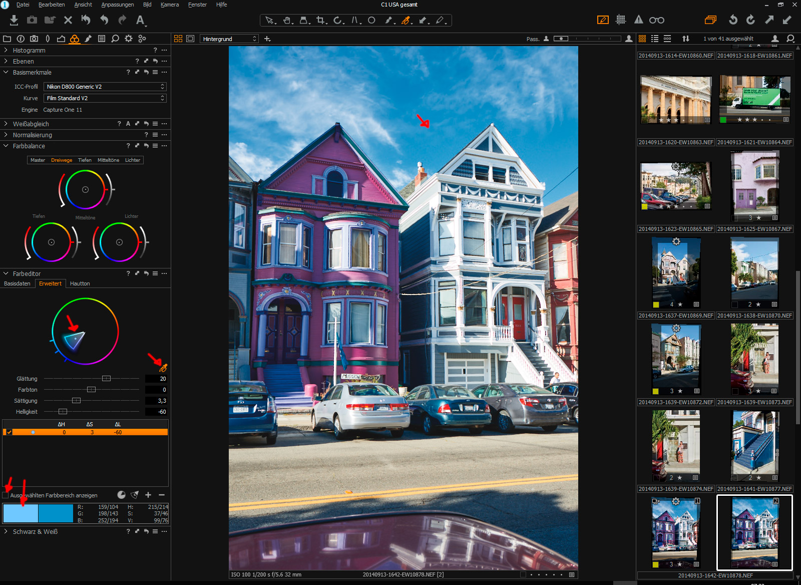 Capture One Farbwerkzeuge 1