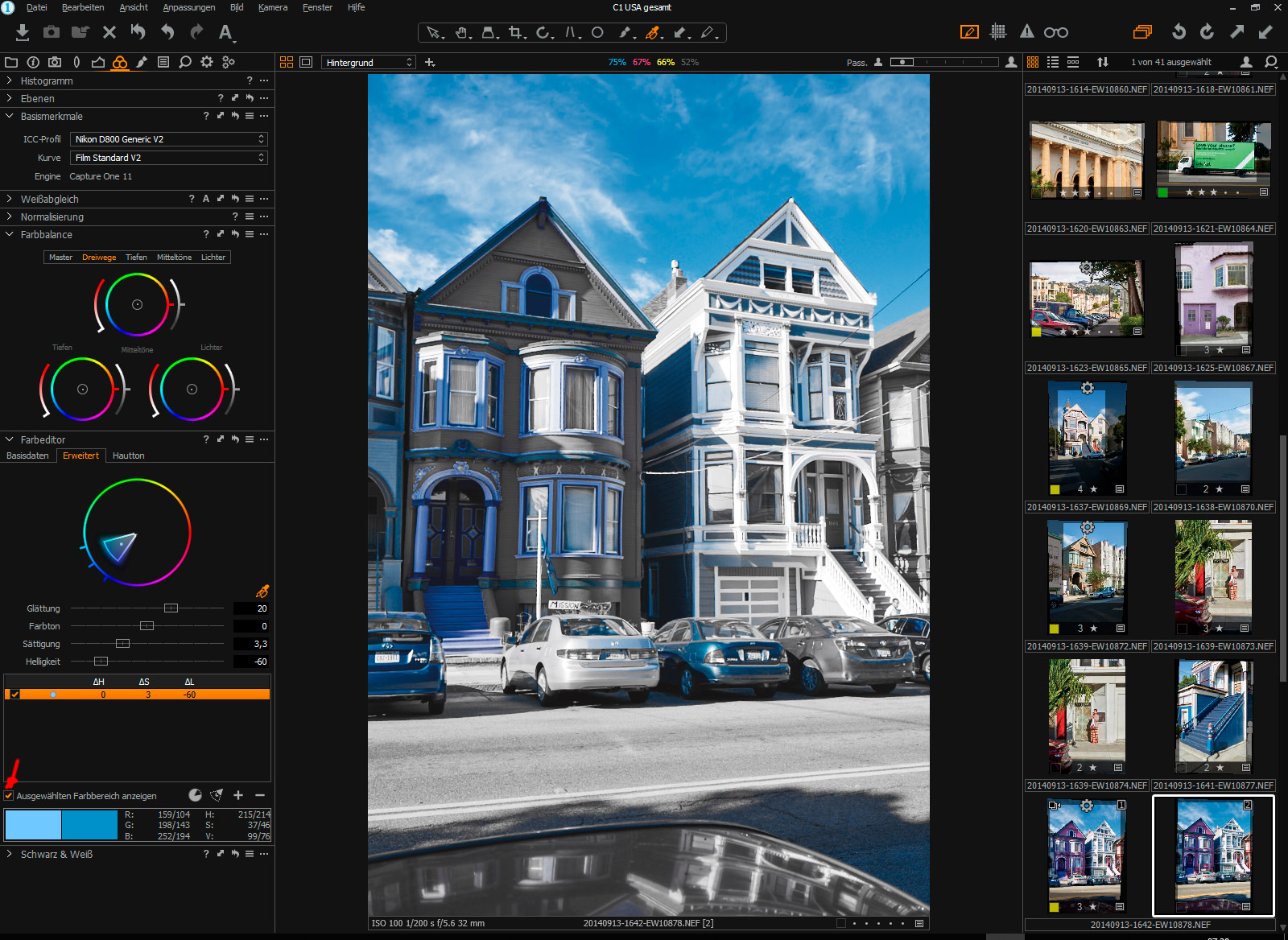 Capture One Farbwerkzeuge 2