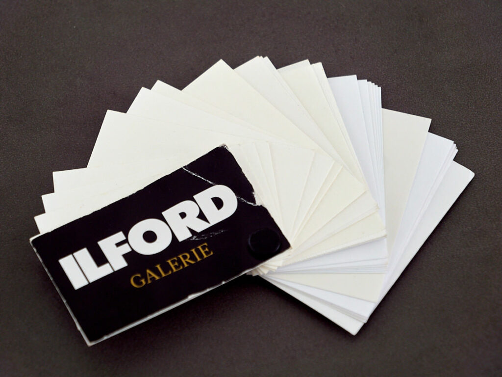 Papier-Musterset für die Ilford Galerie-Reihe
