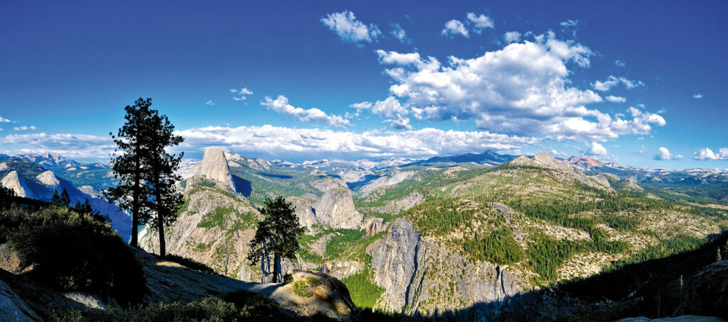 Glacier Point, Blick nach Ostsüdost.